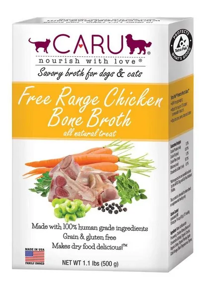 6/17.6 oz. Caru Free Range Chicken Bone Broth - Health/First Aid